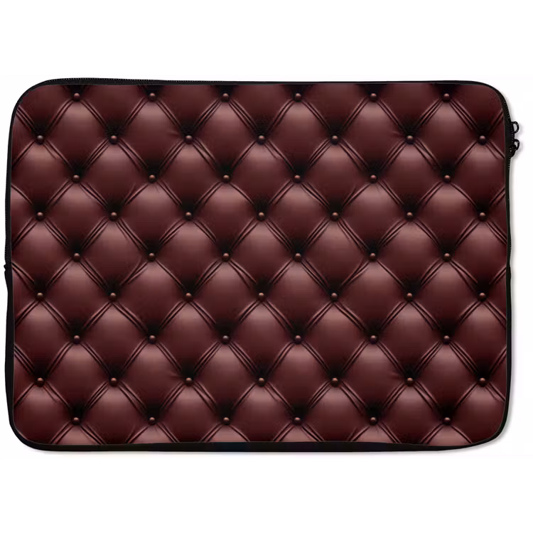 Leer - Patroon - Bordeaux laptophoes neopreen klein 279 -zkaufland3dotto