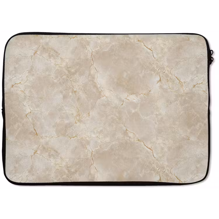 Lichtbeige - Marmer - Aders laptophoes neopreen klein 279 -zkaufland3dotto