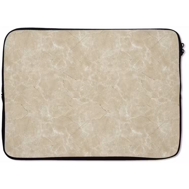 Lichtbeige - Marmer - Diffusie adering laptophoes neopreen klein 279 -zkaufland3dotto