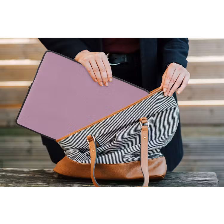 Lilac - Paars - Mauve laptophoes neopreen klein 279 -tas
