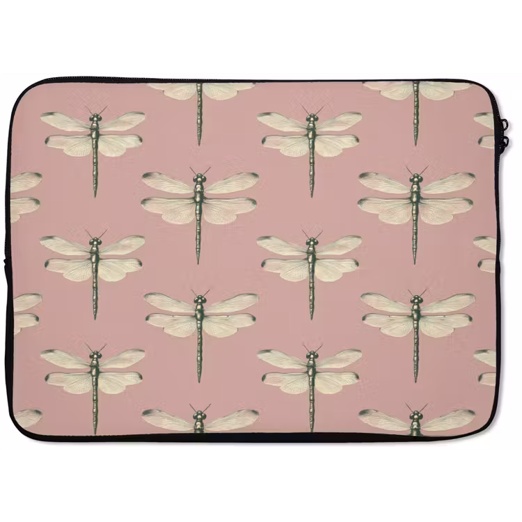 Lillibellen - Patroon - Roze laptophoes neopreen klein 279 -zkaufland3dotto