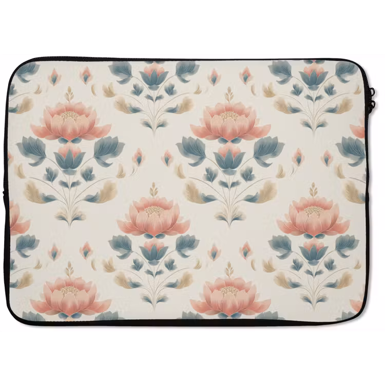 Lotus - Bloemen - Roze laptophoes neopreen klein 279 -zkaufland3dotto