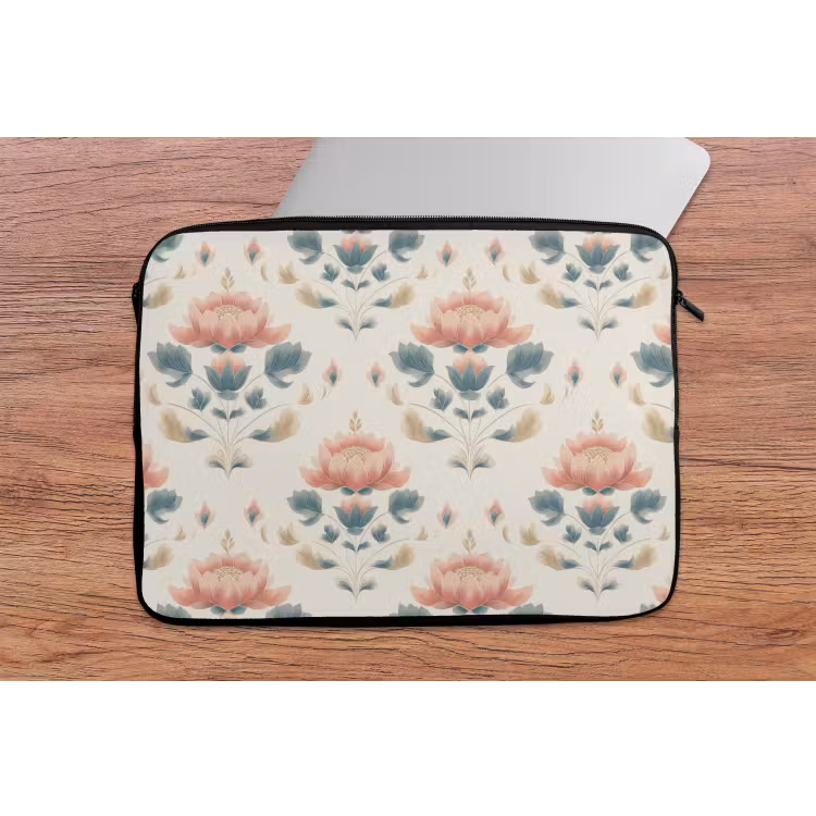 Lotus - Bloemen - Roze laptophoes neopreen klein 279 -tafel