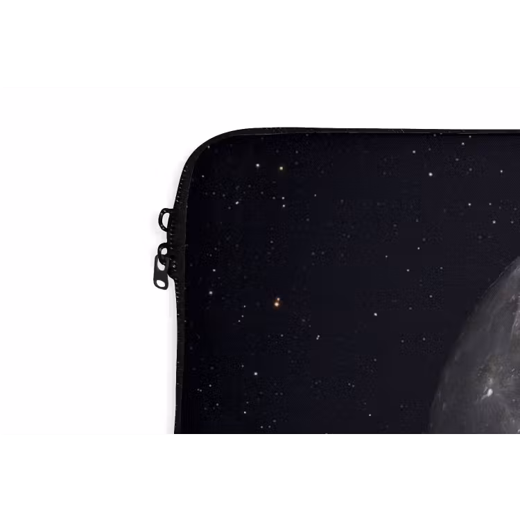 Laptophoes Maan - Sterren - Ruimte - Maan - Sterren - Ruimte laptophoes neopreen klein