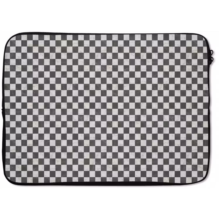 Marmer - Patroon - Grijs laptophoes neopreen klein 279 -zkaufland3dotto