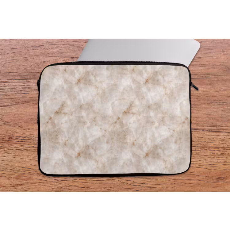 Marmer - Patroon - Klassiek laptophoes neopreen klein 279 -tafel