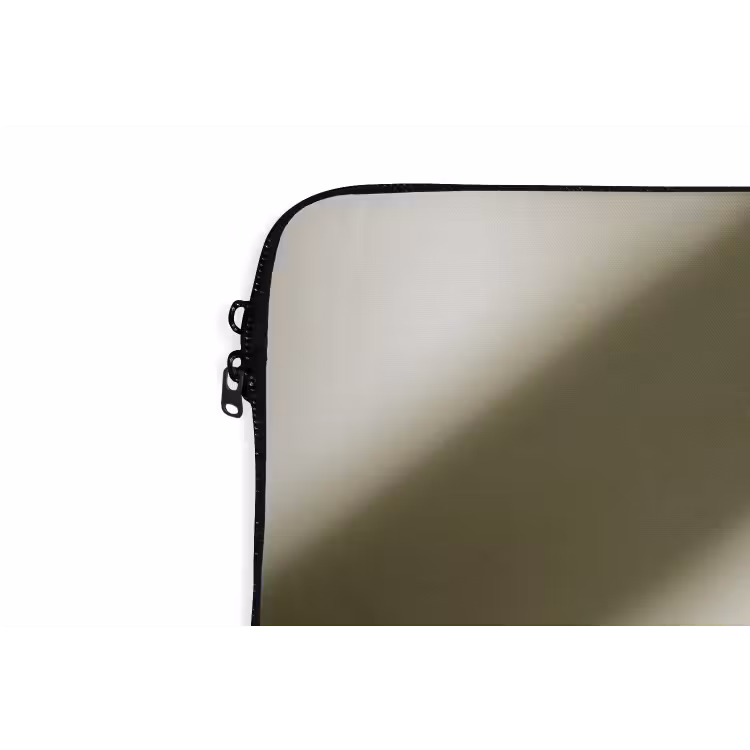 Matcha - Glas - Groen - Minimalistisch laptophoes neopreen klein -detail