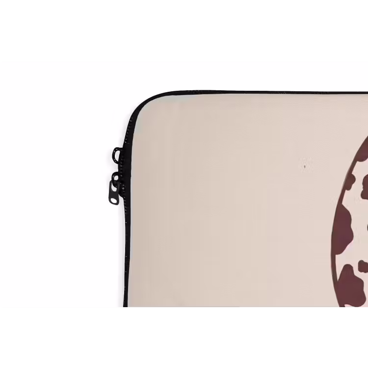 Mensen - Dieren - Cowboy - Abstract - Kleurrijk laptophoes neopreen klein -detail