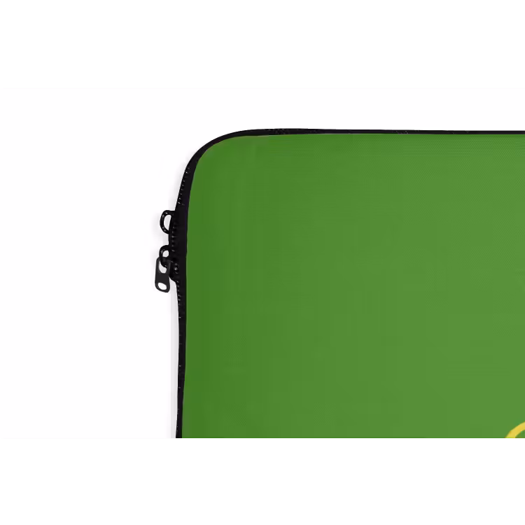 Mij niet bellen - Telefoon - Groen laptophoes neopreen klein -detail
