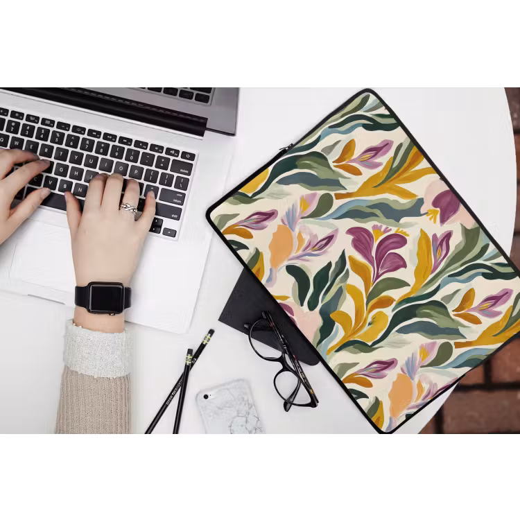 Modern - Abstract - Kleurrijk laptophoes neopreen klein 279 -bureau