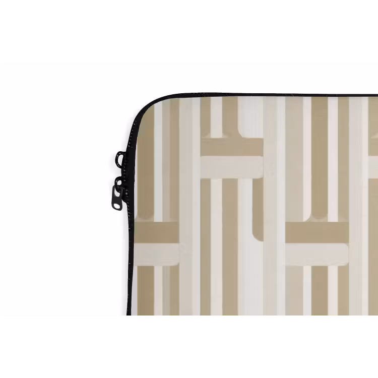 Modern - Geometrisch - Beige laptophoes neopreen klein 279 -detail