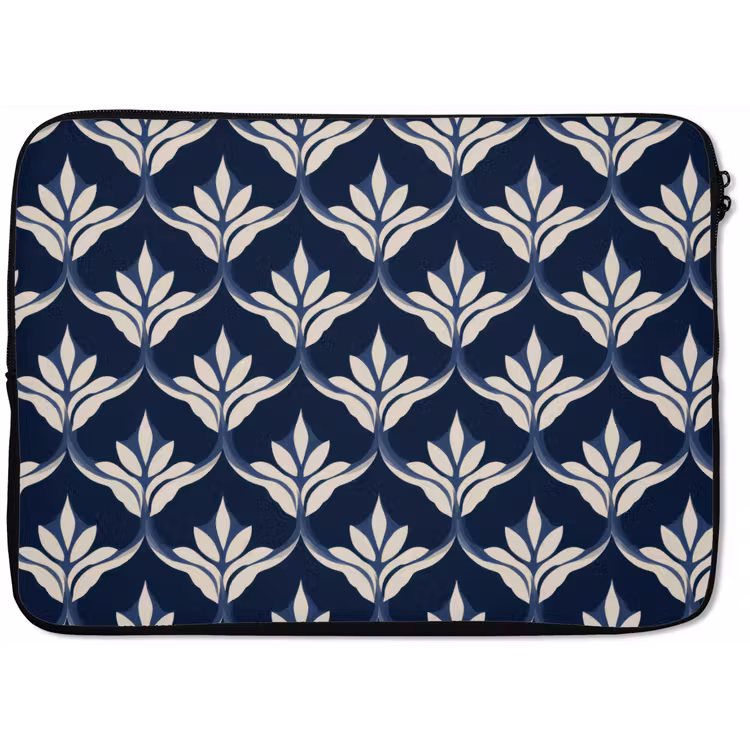 Modern - Ontwerp - Blauw laptophoes neopreen klein 279 -zkaufland3dotto