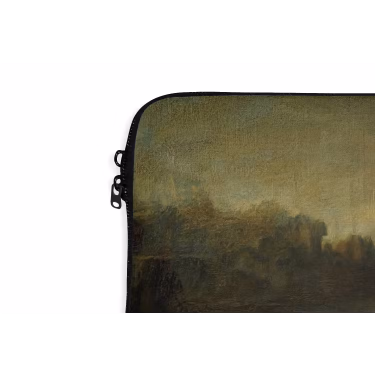 Mona - Klassiek - Roze laptophoes neopreen klein -detail