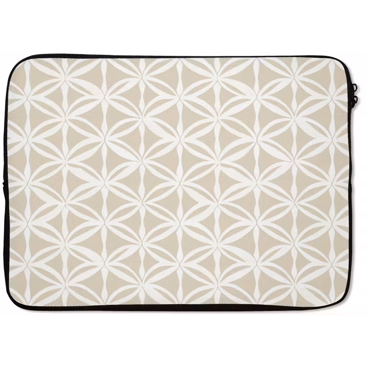 Motief - Modern - Beige laptophoes neopreen klein 279 -zkaufland3dotto