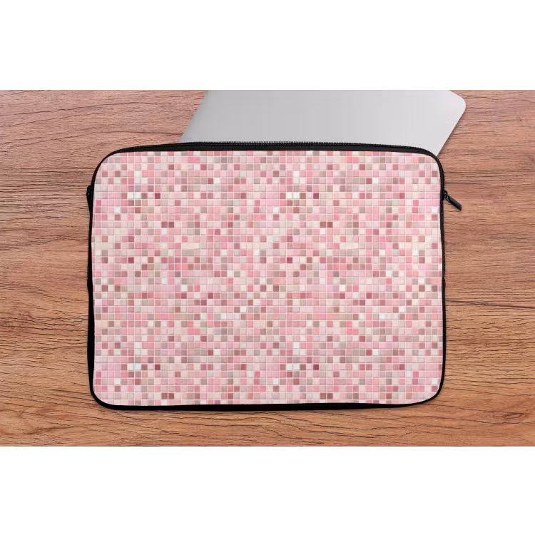 Mozaïek - Patroon - Roze laptophoes neopreen klein 279 -tafel