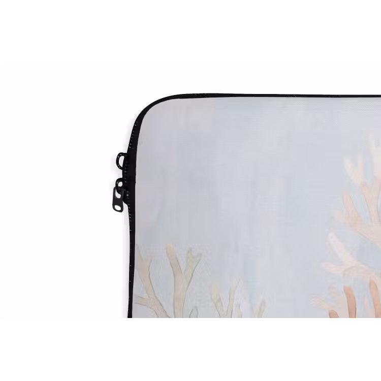 Natuur - Abstract - Aquarel - Organisch - Warm laptophoes neopreen klein -detail