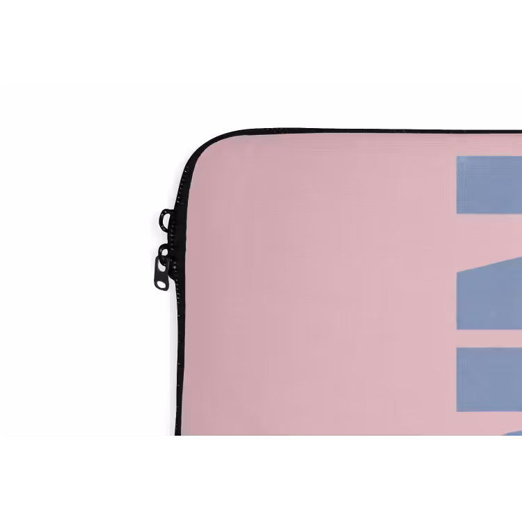 Nice - Paars - Roze laptophoes neopreen klein -detail