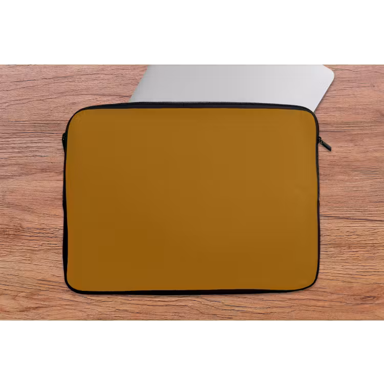 Ocre - Gold - Geel laptophoes neopreen klein 279 -tafel