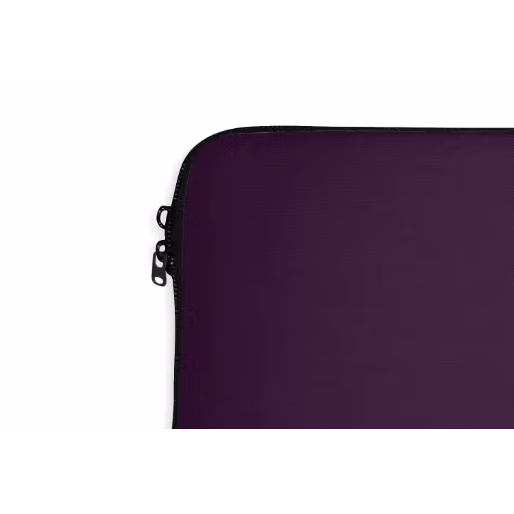 Oh hi - Paars - Cursief laptophoes neopreen klein -detail