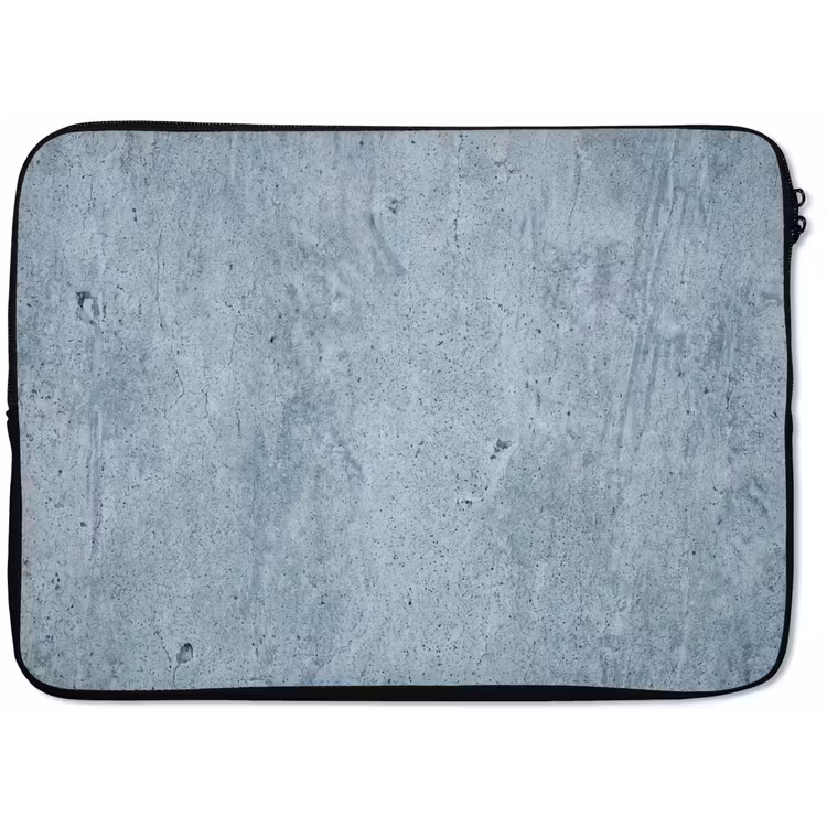 Oppervlak - Ruw - Abstract - Modern - Grijs laptophoes neopreen klein -zkaufland3dotto