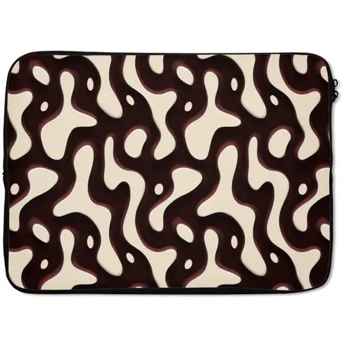 Organisch - Krachtig - Bruin laptophoes neopreen klein 279 -zkaufland3dotto