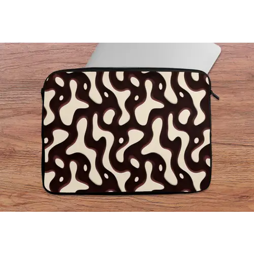Organisch - Krachtig - Bruin laptophoes neopreen klein 279 -tafel