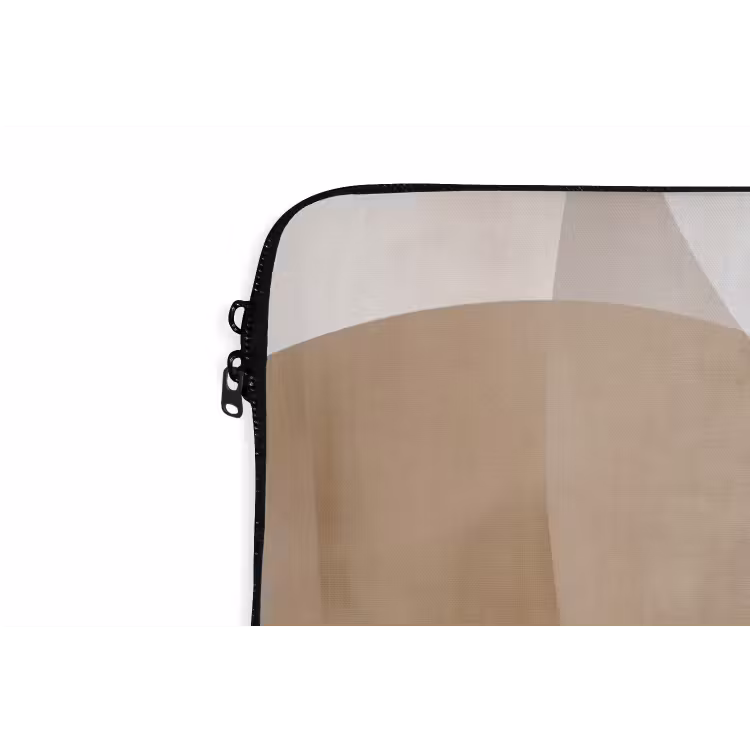 Ovale vormen - Transparant - Zachte overgang laptophoes neopreen klein -detail