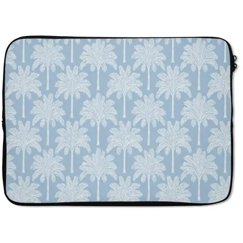 Palmboom - Modern - Blauw laptophoes neopreen klein 279 -zkaufland3dotto