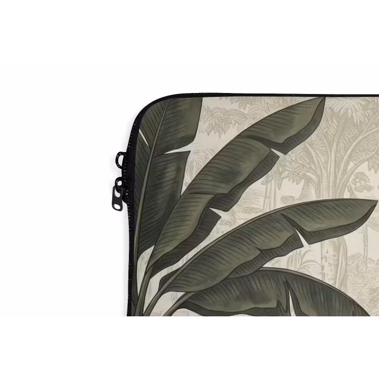 Papagaaien - Jungle - Tropisch - Green laptophoes neopreen klein -detail