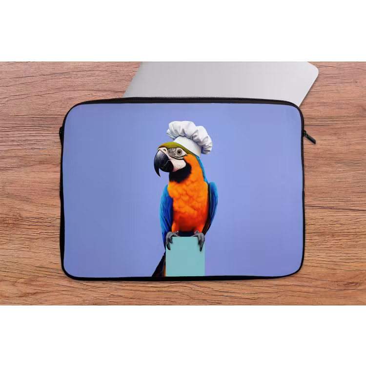 Papegaai - Koksmuts - Vogel - Leuk laptophoes neopreen klein -tafel
