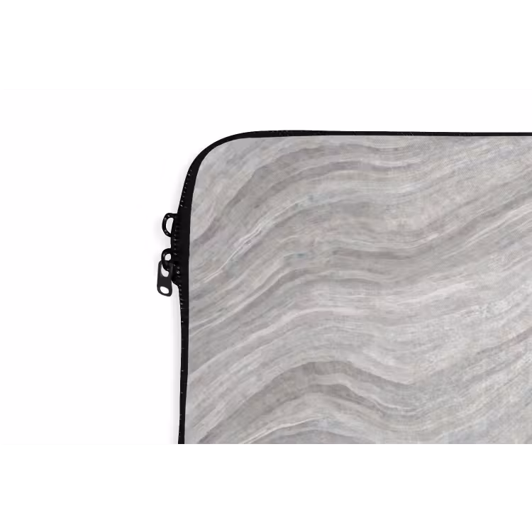 Patroon - Helder - Wit - Grijs laptophoes neopreen klein 279 -detail