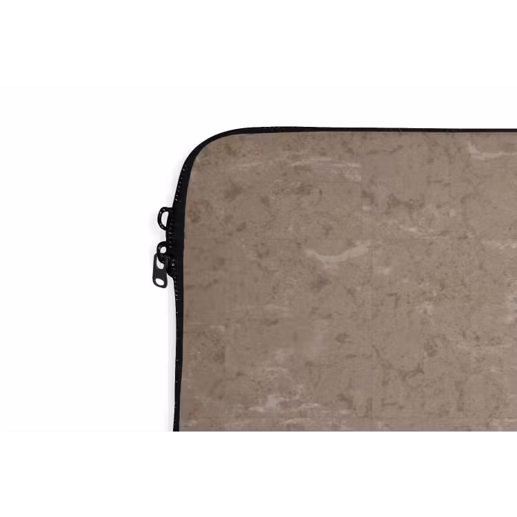Patroon - Kalksteen - Beige laptophoes neopreen klein 279 -detail