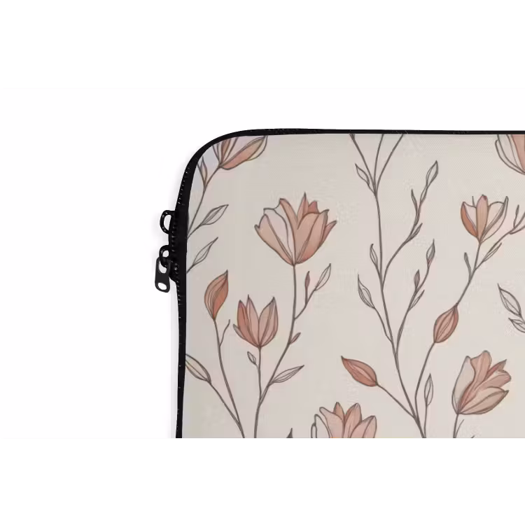 Patroon - Klassiek - Roze laptophoes neopreen klein 279 -detail