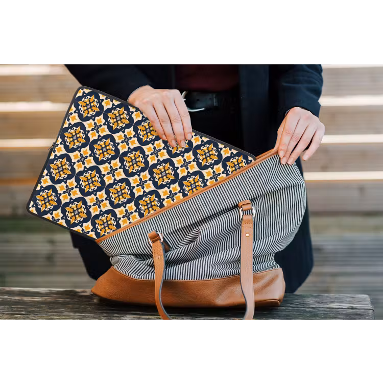 Patroon - Siertegel - Kleurrijk laptophoes neopreen klein 279 -tas