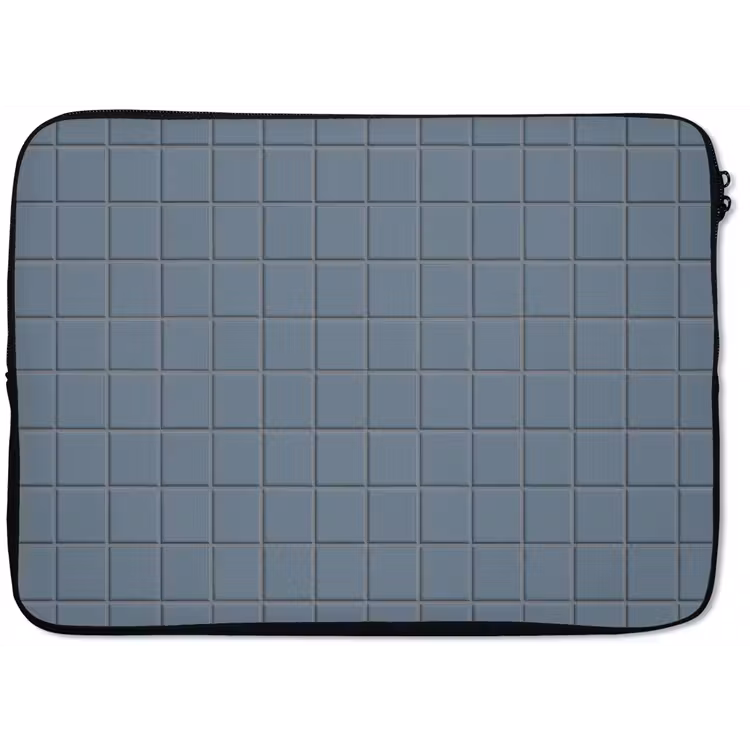 Patroon - Tegel - Blauwgrijs laptophoes neopreen klein 279 -zkaufland3dotto