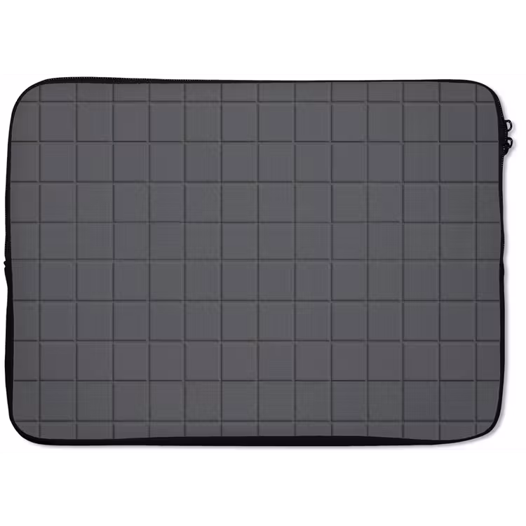 Patroon - Tegel - Grafiet - Grijs laptophoes neopreen klein 279 -zkaufland3dotto