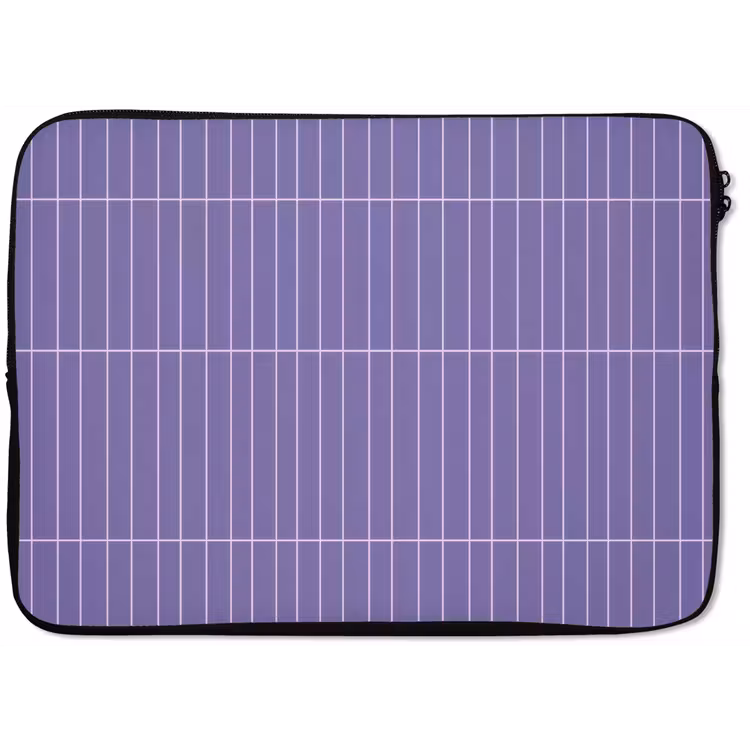 Patroon - Tegel - Lila laptophoes neopreen klein 279 -zkaufland3dotto