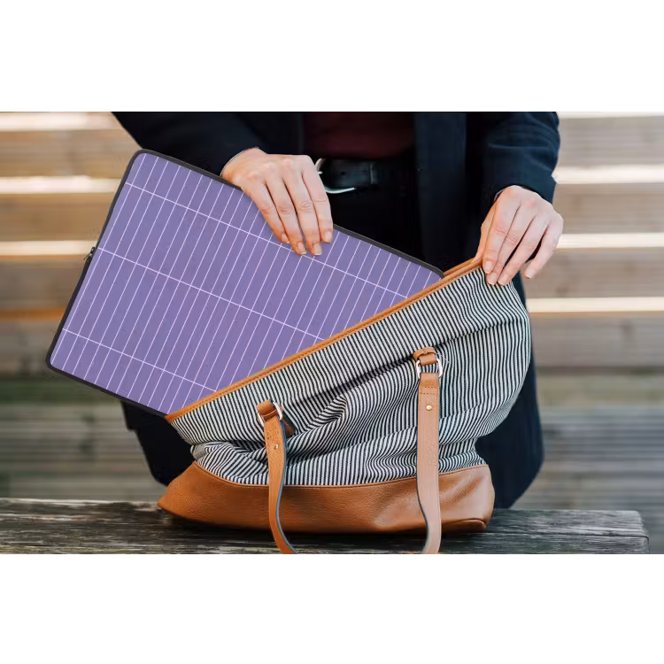 Patroon - Tegel - Lila laptophoes neopreen klein 279 -tas