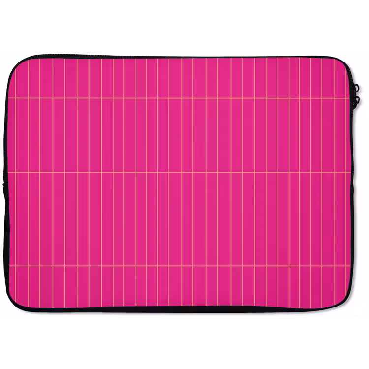 Patroon - Tegel - Magenta - Roze laptophoes neopreen klein 279 -zkaufland3dotto