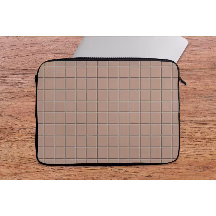 Patroon - Tegel - Oudroze laptophoes neopreen klein 279 -tafel
