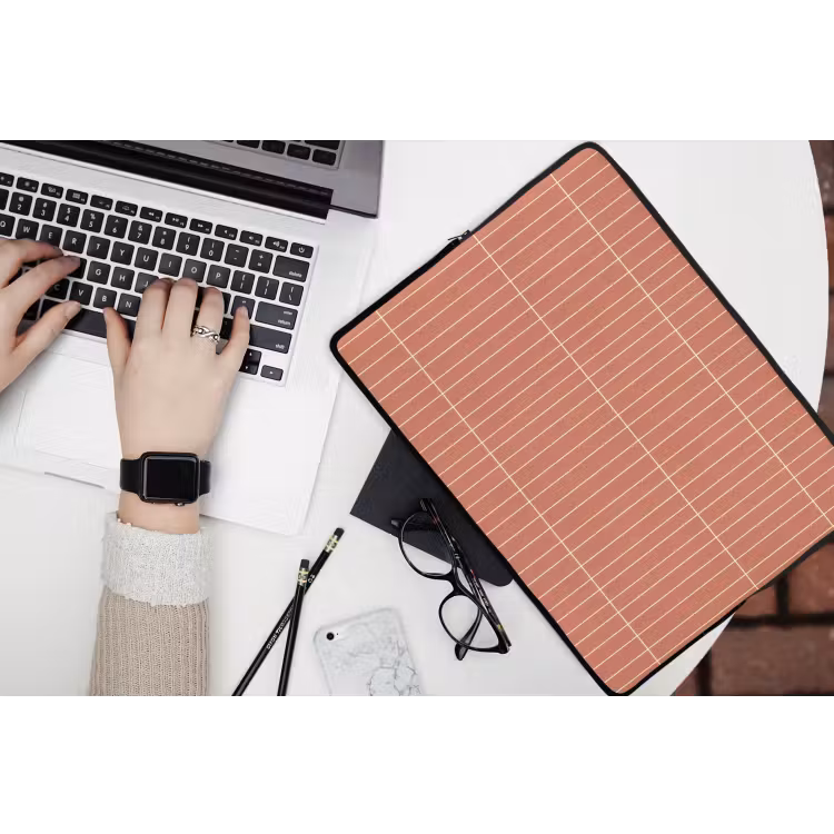 Patroon - Tegels - Terracotta laptophoes neopreen klein 279 -bureau