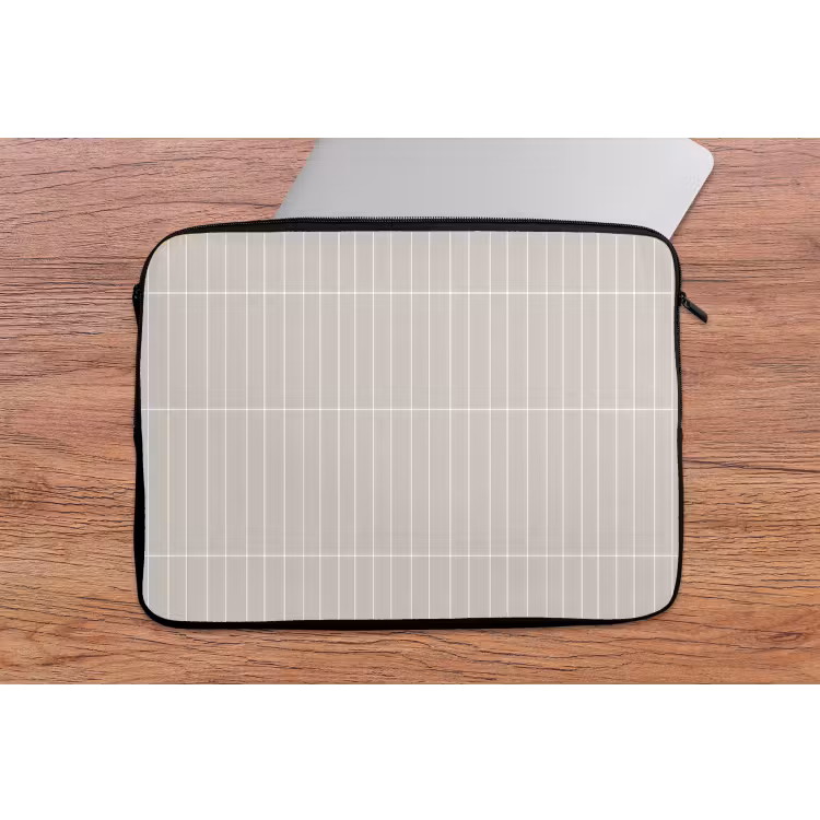 Patroon - Tegels - Zand laptophoes neopreen klein 279 -tafel