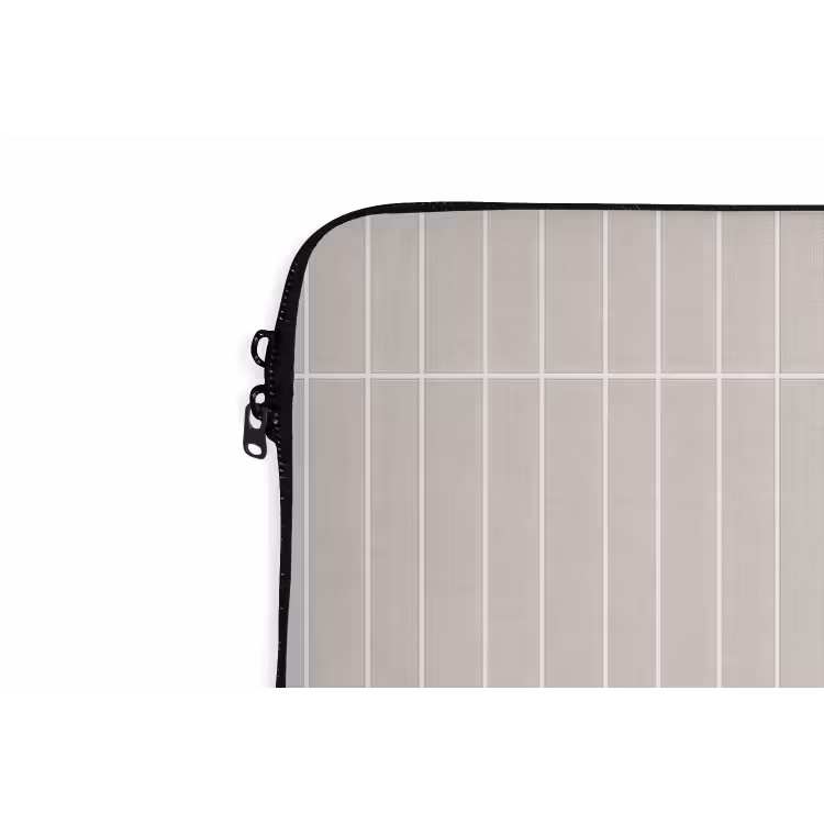 Patroon - Tegels - Zand laptophoes neopreen klein 279 -detail
