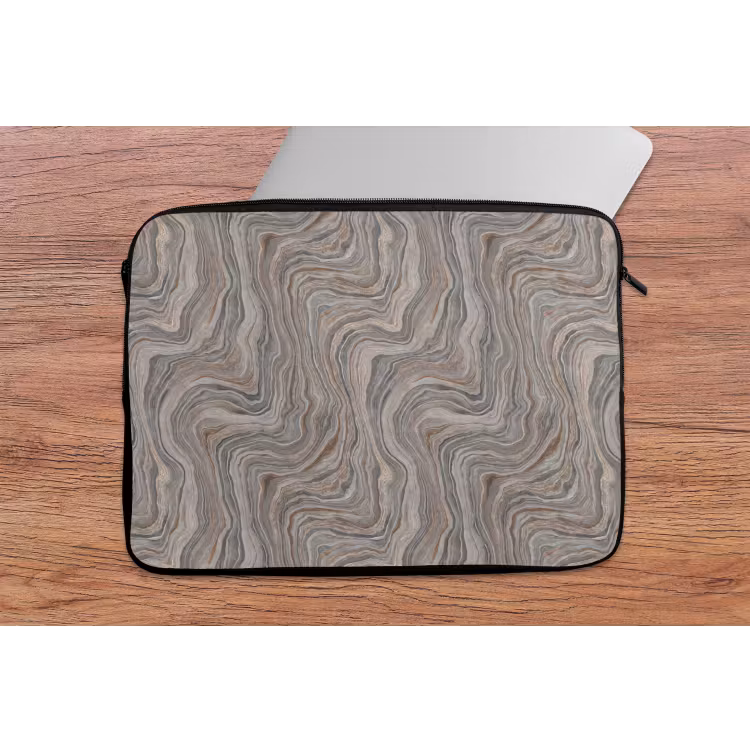 Patroon - Textuur - Grijs laptophoes neopreen klein 279 -tafel