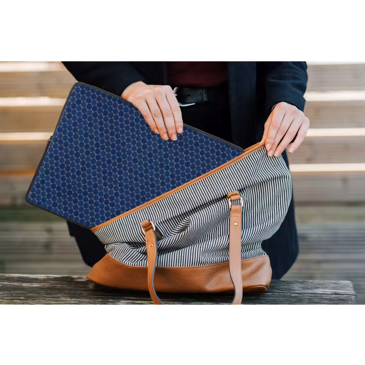 Penny - Mozaïek - Donkerblauw laptophoes neopreen klein 279 -tas