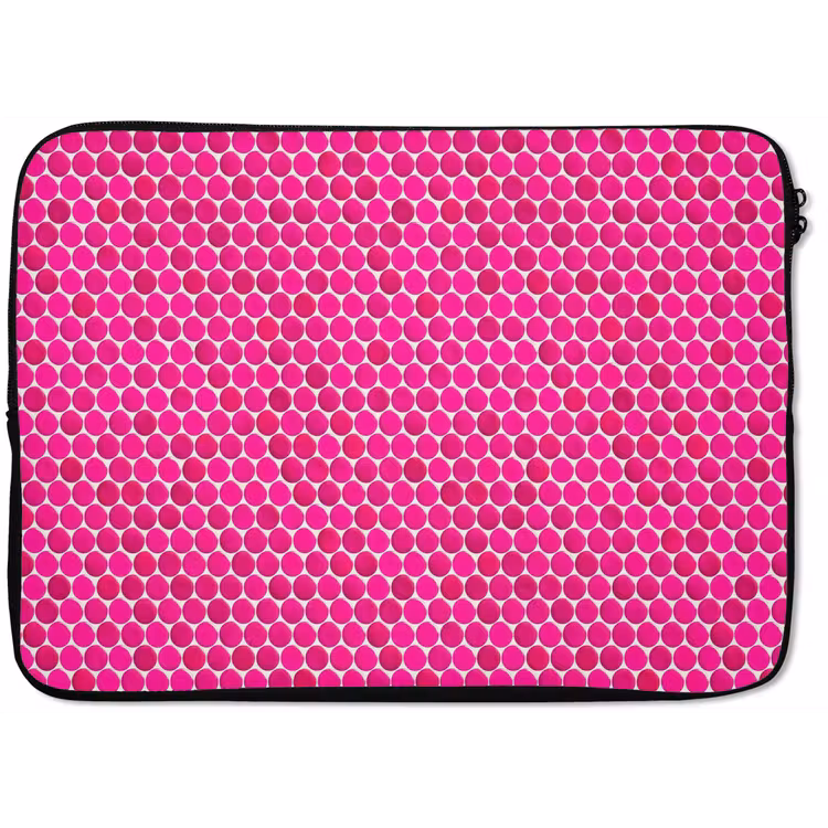 Penny - Mozaïek - Felroze laptophoes neopreen klein 279 -zkaufland3dotto