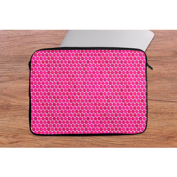 Penny - Mozaïek - Felroze laptophoes neopreen klein 279 -tafel