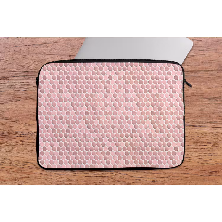 Penny - Mozaïek - Lichtroze laptophoes neopreen klein 279 -tafel