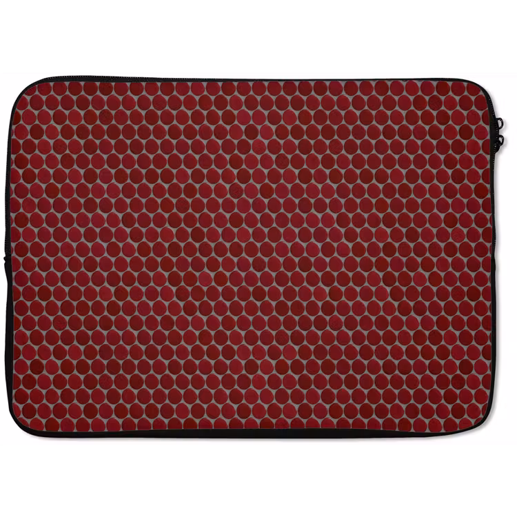 Penny - Mozaïek - Rond - Rood laptophoes neopreen klein 279 -zkaufland3dotto