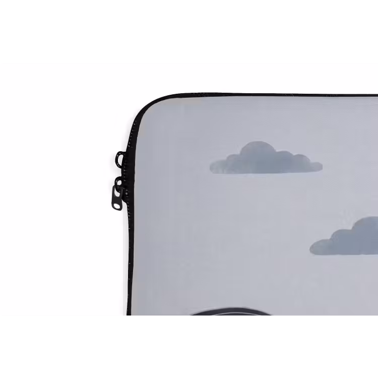 Persoon - Surfen - Oceaan - Natuur - Modern laptophoes neopreen klein -detail